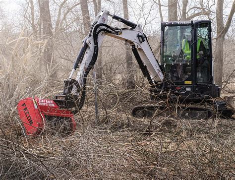 drum mulcher mini excavator|mulching heads for mini excavators.